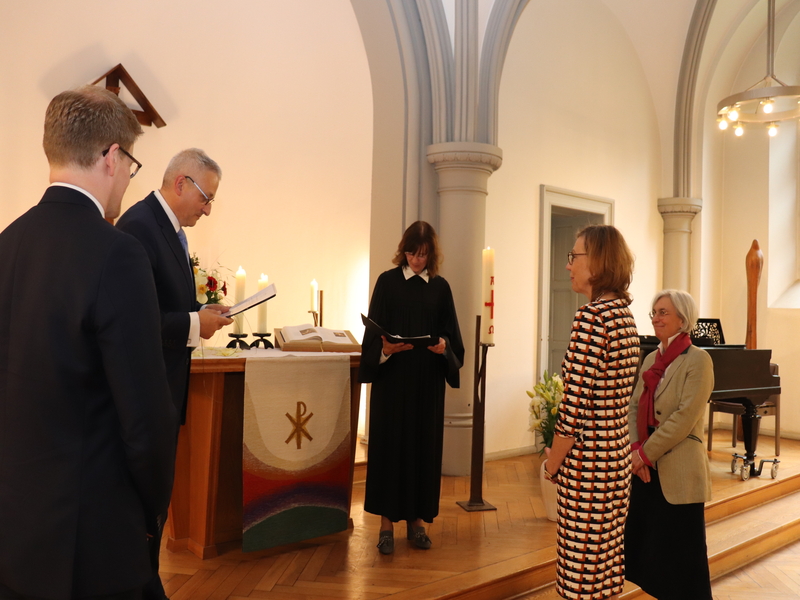 Feierliche Einführung Dr. Bronner in der Alten Kapelle
