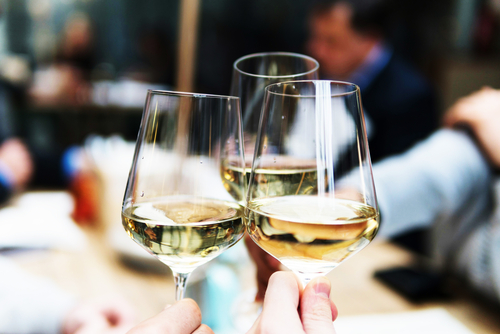 Auswahl rechts: Wein